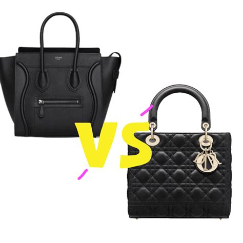 terb celine dior|Dior vs Celine bags.